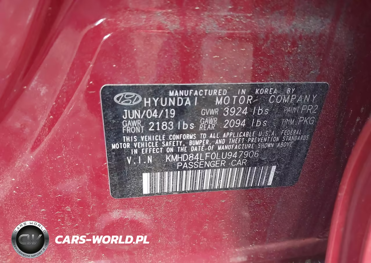 2020 Hyundai Elantra Value Edition VIN:KMHD84LF0LU947906 - 9