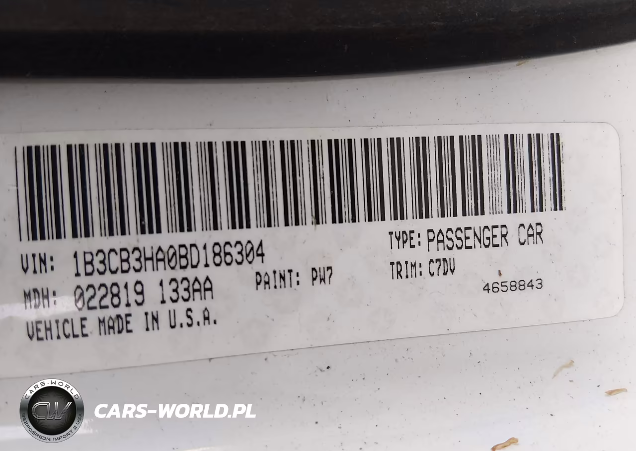 2011 Dodge Caliber Mainstreet VIN:1B3CB3HA0BD186304 - 9
