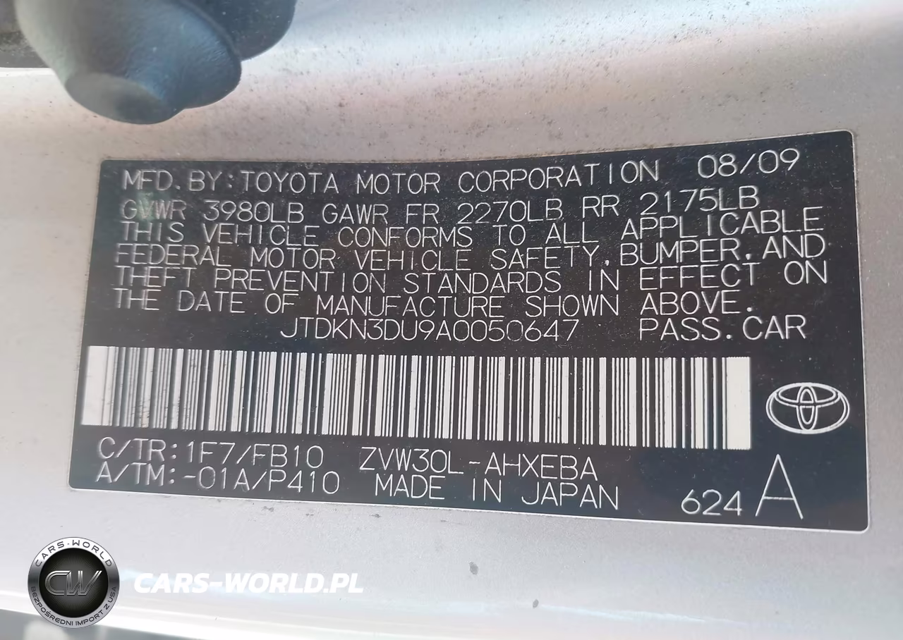 2010 Toyota Prius Ii VIN:JTDKN3DU9A0050647 - 9