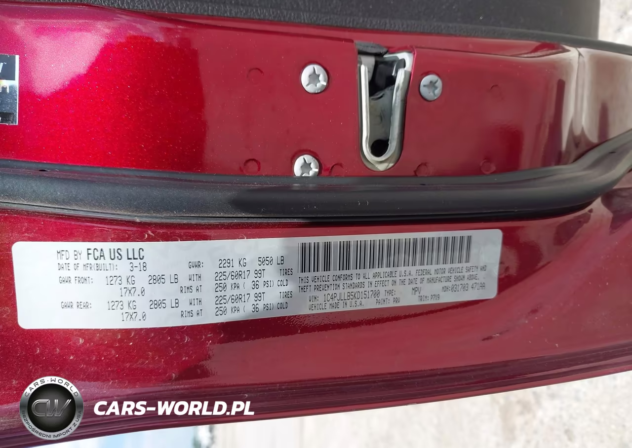 2019 Jeep Cherokee Latitude Plus Fwd VIN:1C4PJLLB5KD151700 - 9