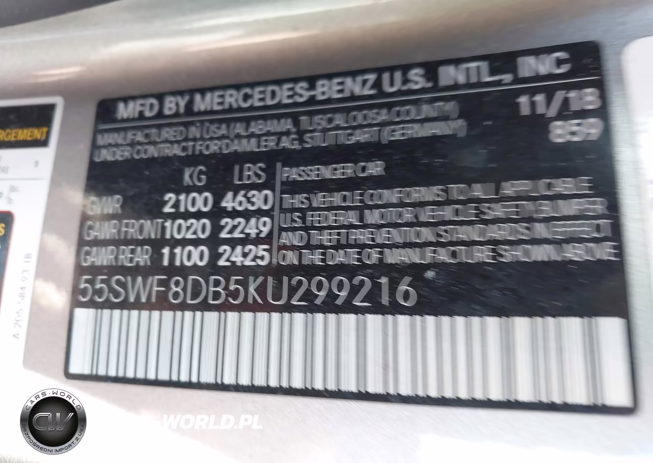 2019 Mercedes-Benz C 300 VIN:55SWF8DB5KU299216 - 9