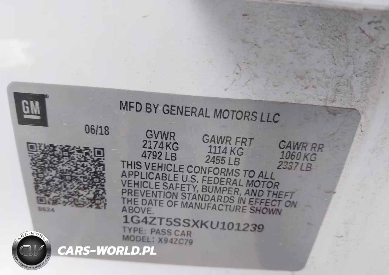 2019 Buick Lacrosse Awd Premium VIN:1G4ZT5SSXKU101239 - 9