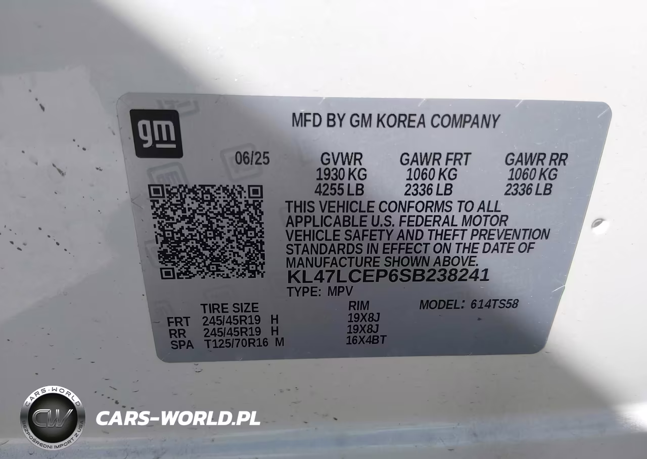 2025 Buick Envista Avenir Fwd VIN:KL47LCEP6SB238241 - 9