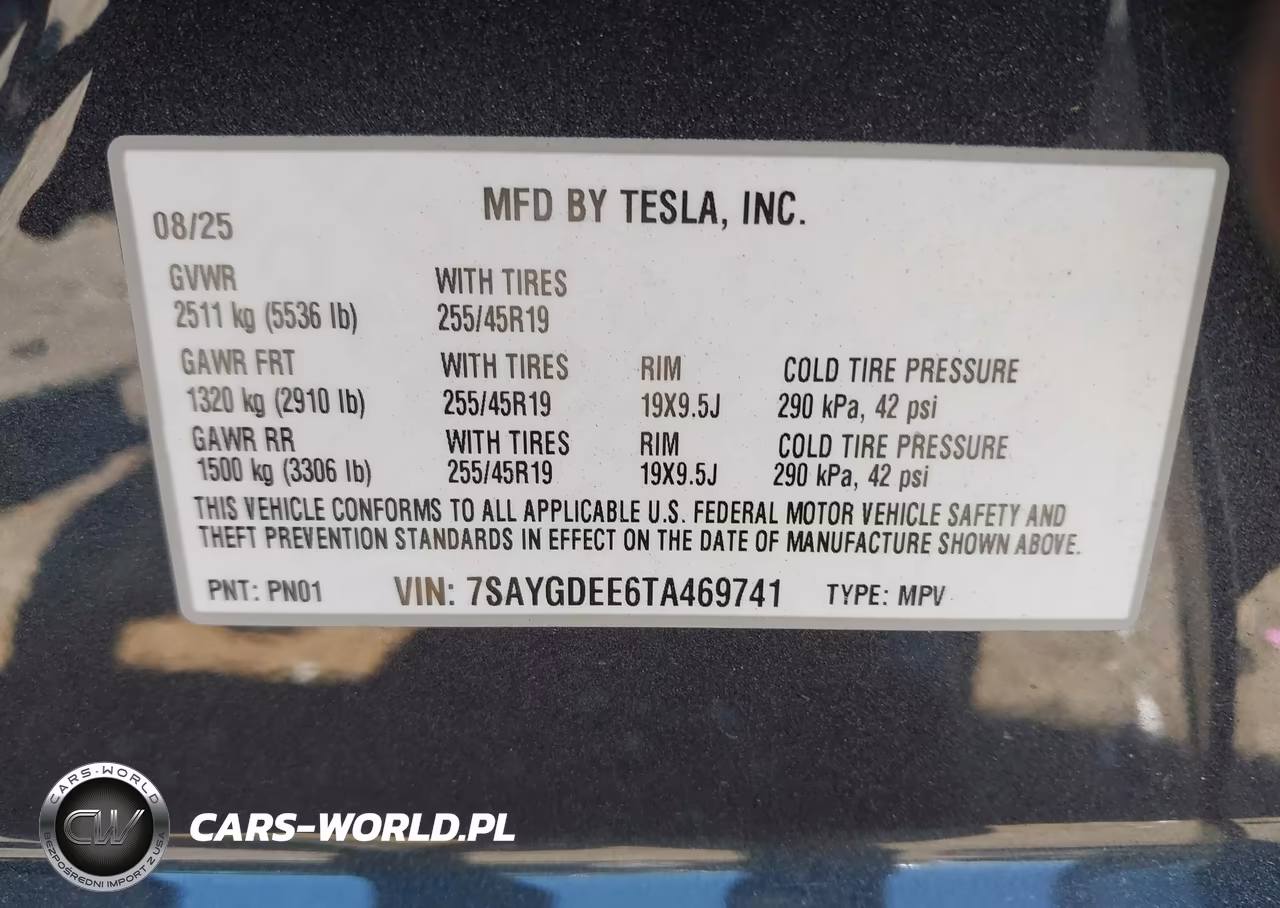 2026 Tesla Model Y All-Wheel Drive-Long Range Launch Series-Premium All-Wheel Drive VIN:7SAYGDEE6TA469741 - 9