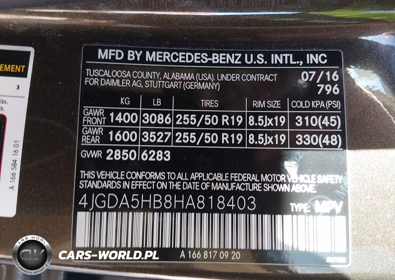 2017 Mercedes-Benz Gle 350 4Matic VIN:4JGDA5HB8HA818403 - 9