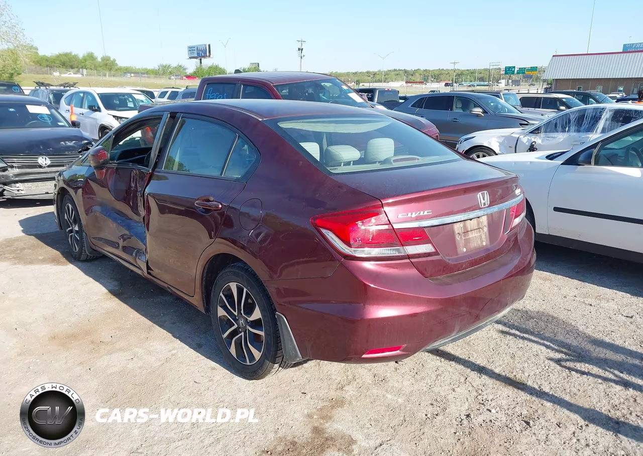 2014 Honda Civic Ex VIN:19XFB2F84EE056387 - 3