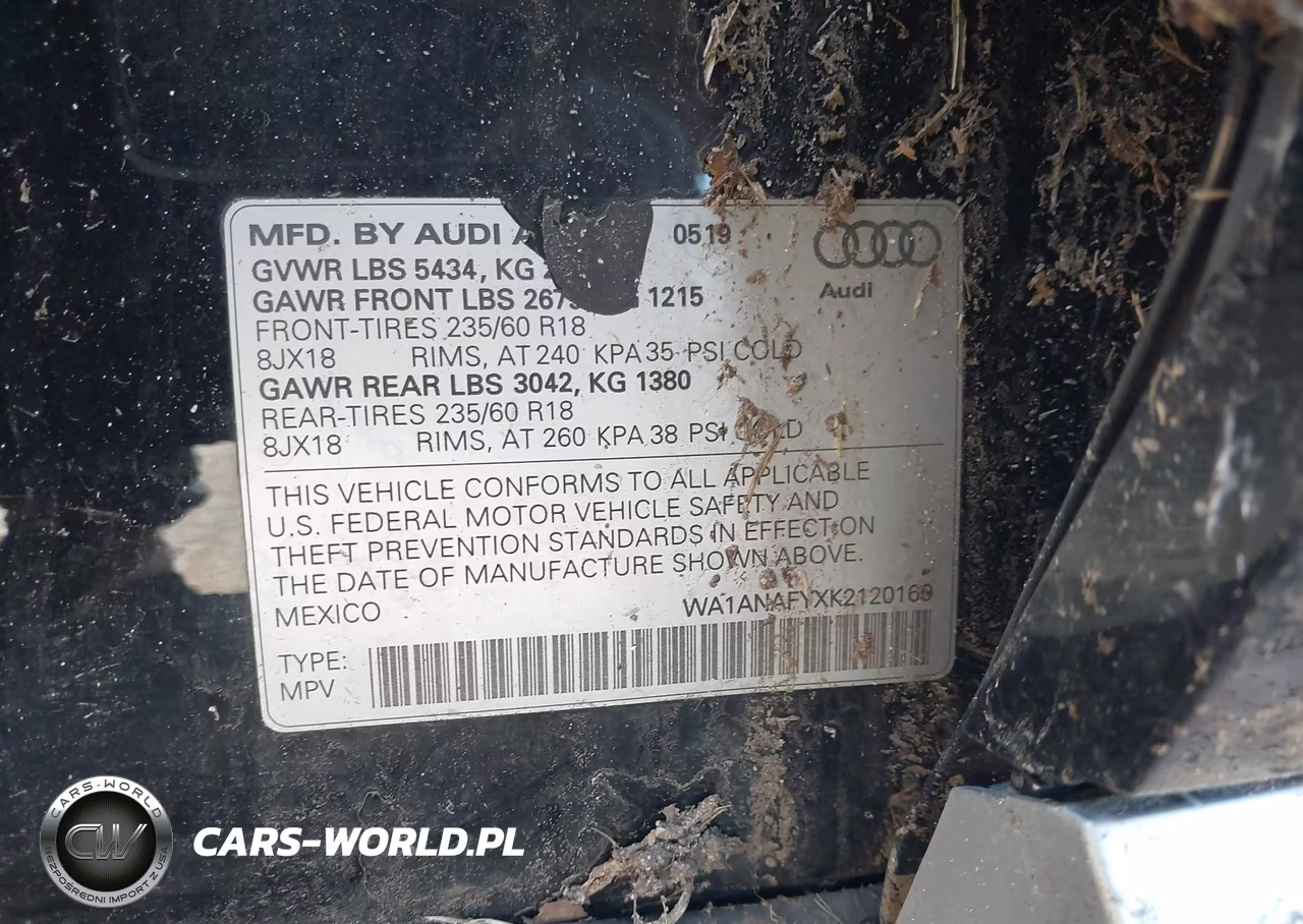 2019 Audi Q5 45 Premium VIN:WA1ANAFYXK2120169 - 9