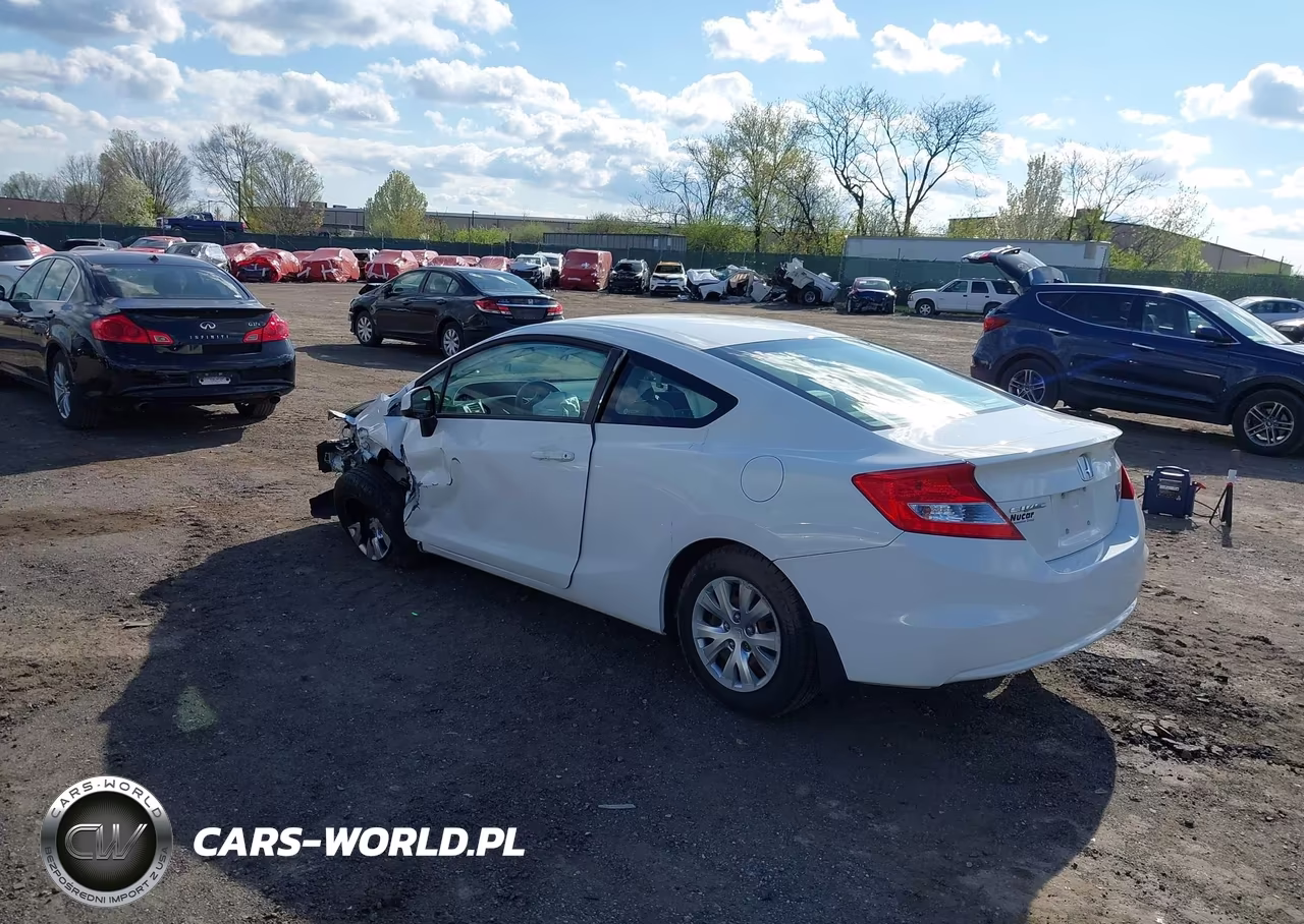 2012 Honda Civic Lx VIN:2HGFG3B55CH524245 - 3