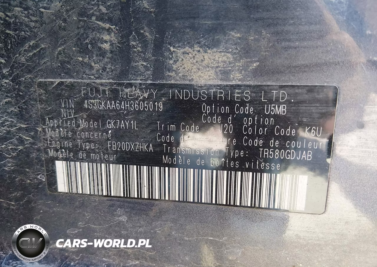 2017 Subaru Impreza 2.0I VIN:4S3GKAA64H3605019 - 9