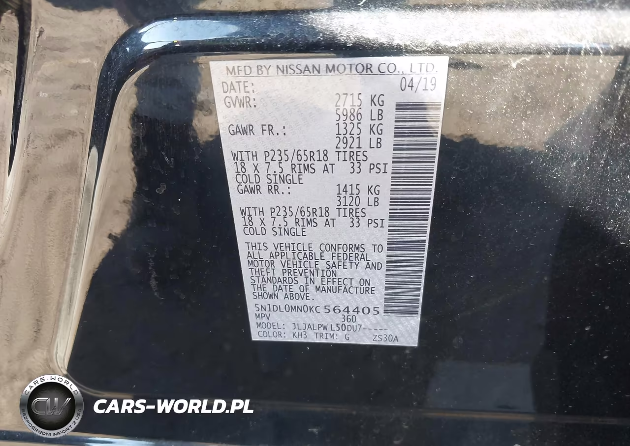 2019 Infiniti Qx60 Pure VIN:5N1DL0MN0KC564405 - 9