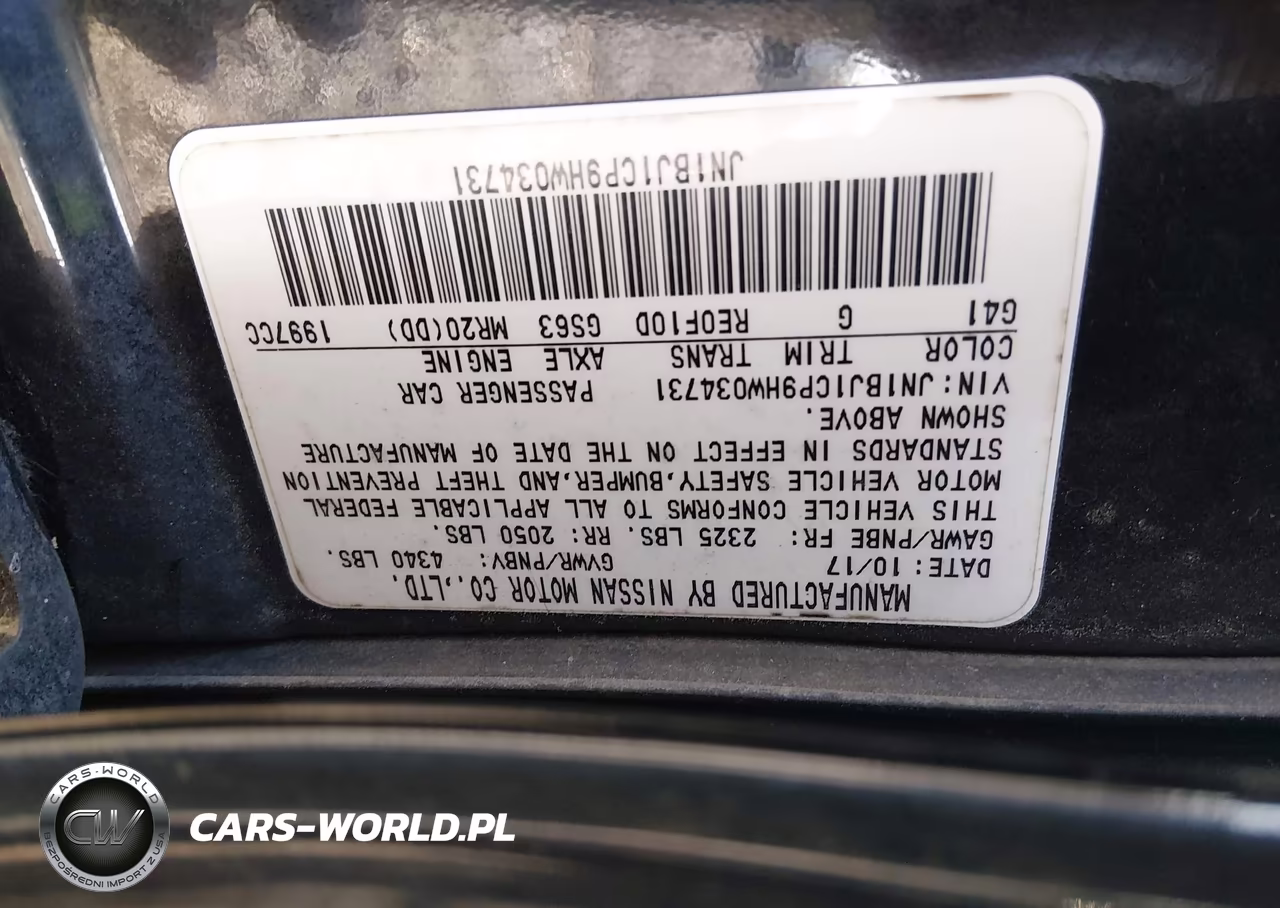 2017 Nissan Rogue Sport S VIN:JN1BJ1CP9HW034731 - 9