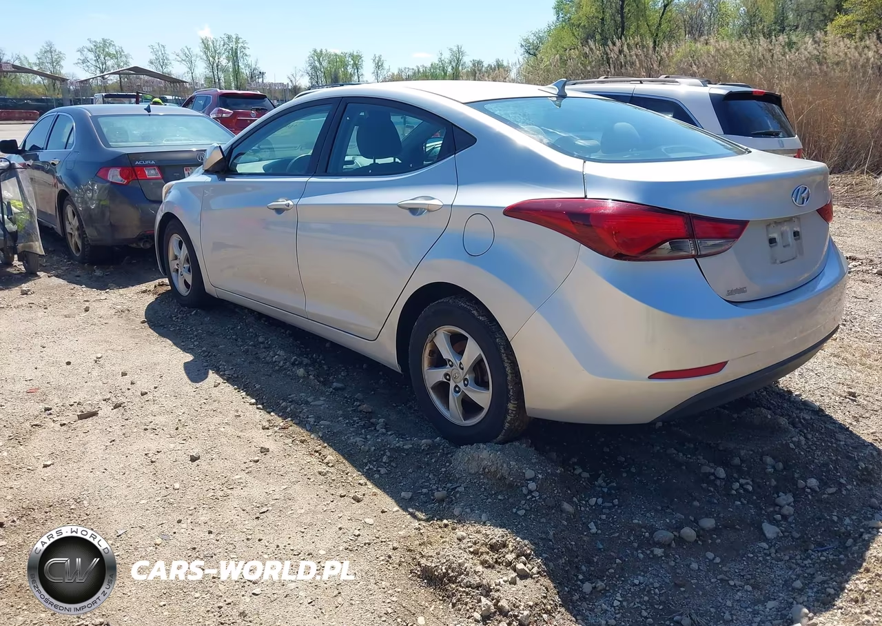 2015 Hyundai Elantra Se VIN:5NPDH4AE1FH559113 - 3