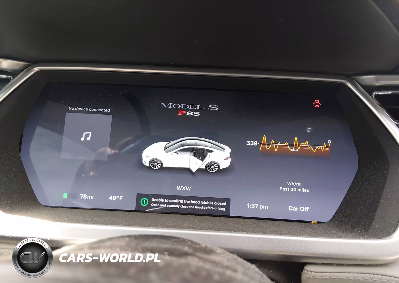 2013 Tesla Model S Performance VIN:5YJSA1DP1DFP05853 - 7