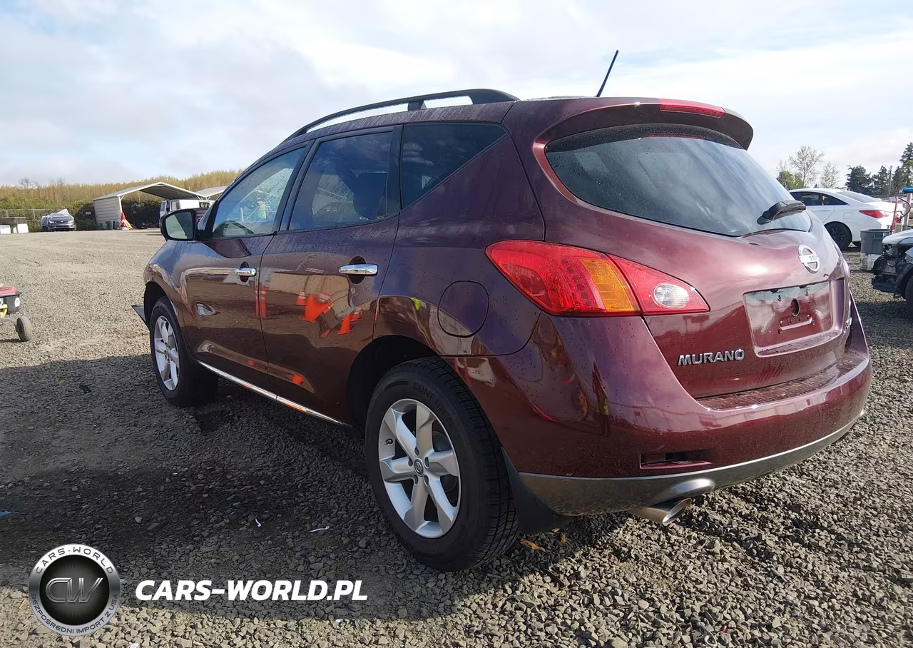 2009 Nissan Murano Sl VIN:JN8AZ18W79W155202 - 3