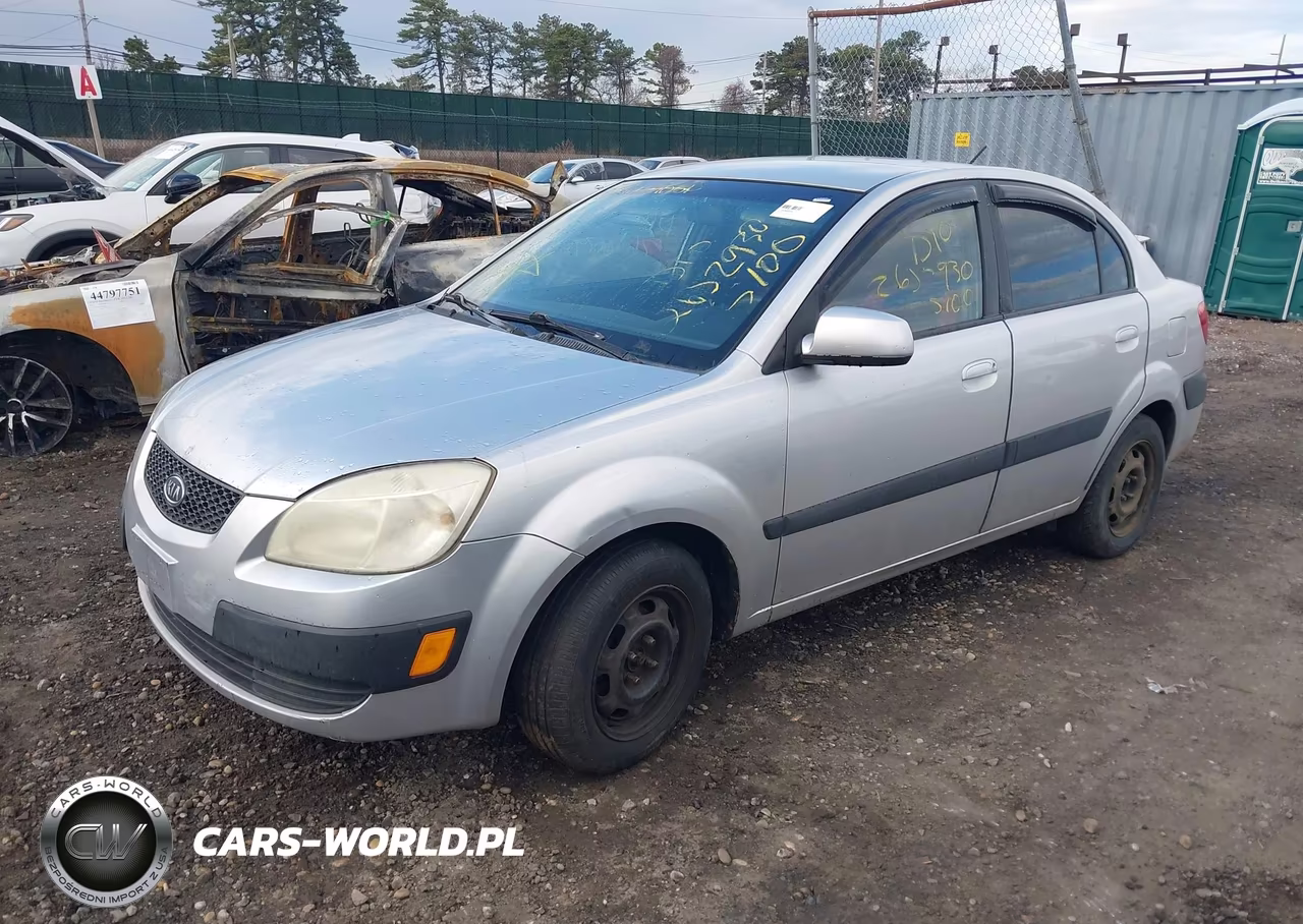 2007 Kia Rio Lx VIN:KNADE123776213418 - 2