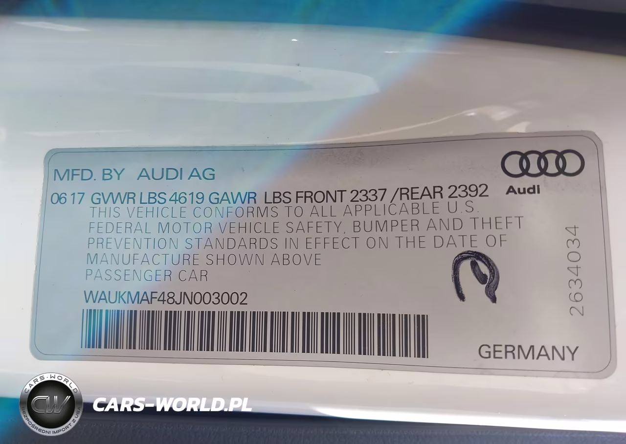 2018 Audi A4 2.0T Tech Ultra Premium-2.0T Ultra Premium VIN:WAUKMAF48JN003002 - 9