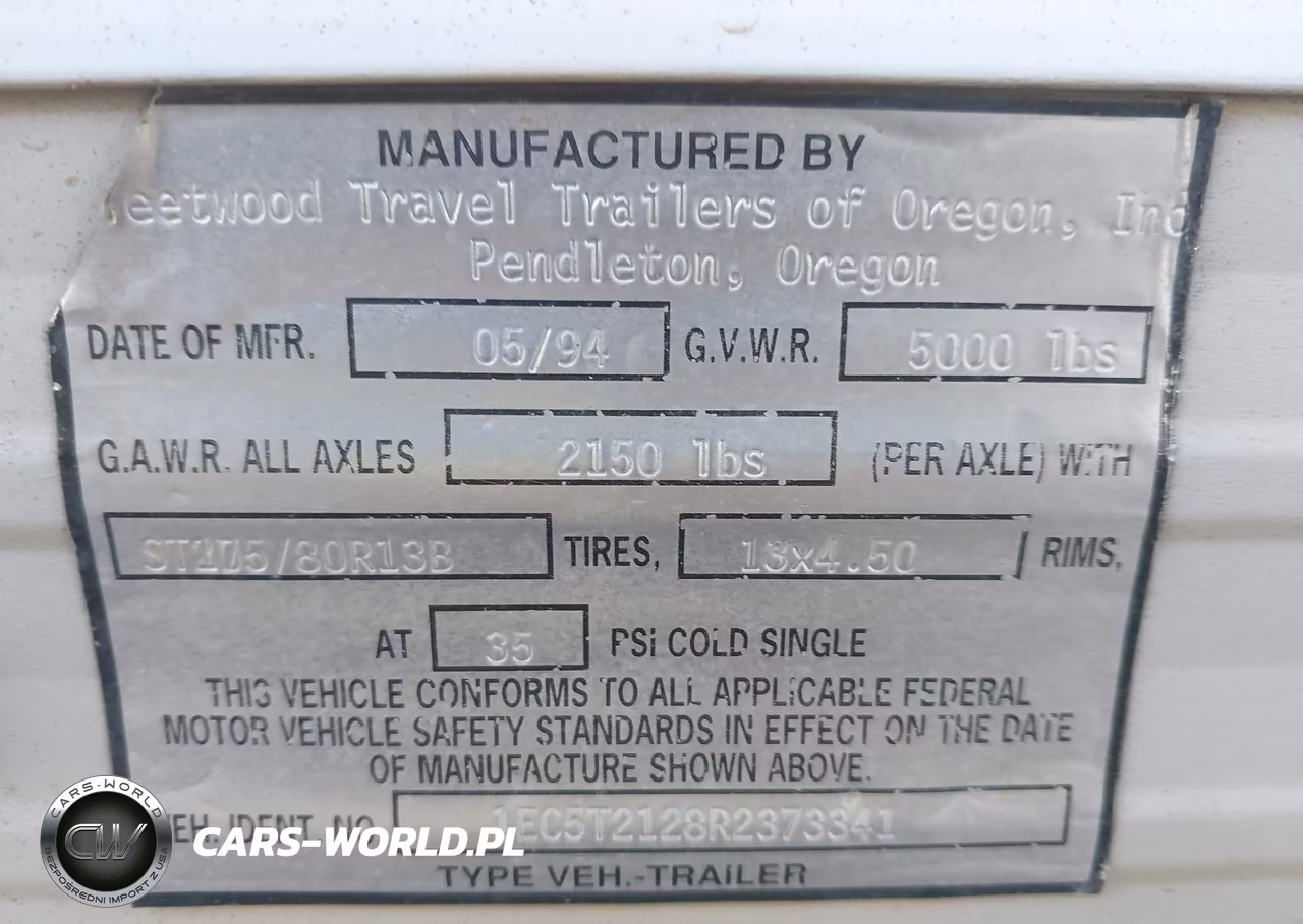 1994 Fleetwood Prowler M-21-5T Xt-1 VIN:1EC5T2128R2373341 - 9