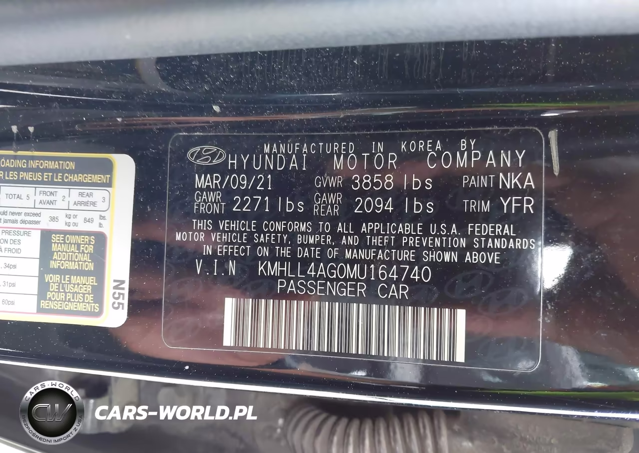 2021 Hyundai Elantra Se VIN:KMHLL4AG0MU164740 - 9