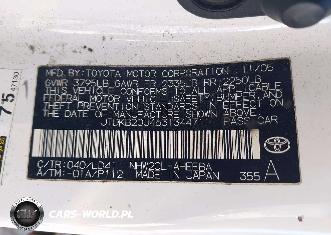 2006 Toyota Prius VIN:JTDKB20U463134471 - 9