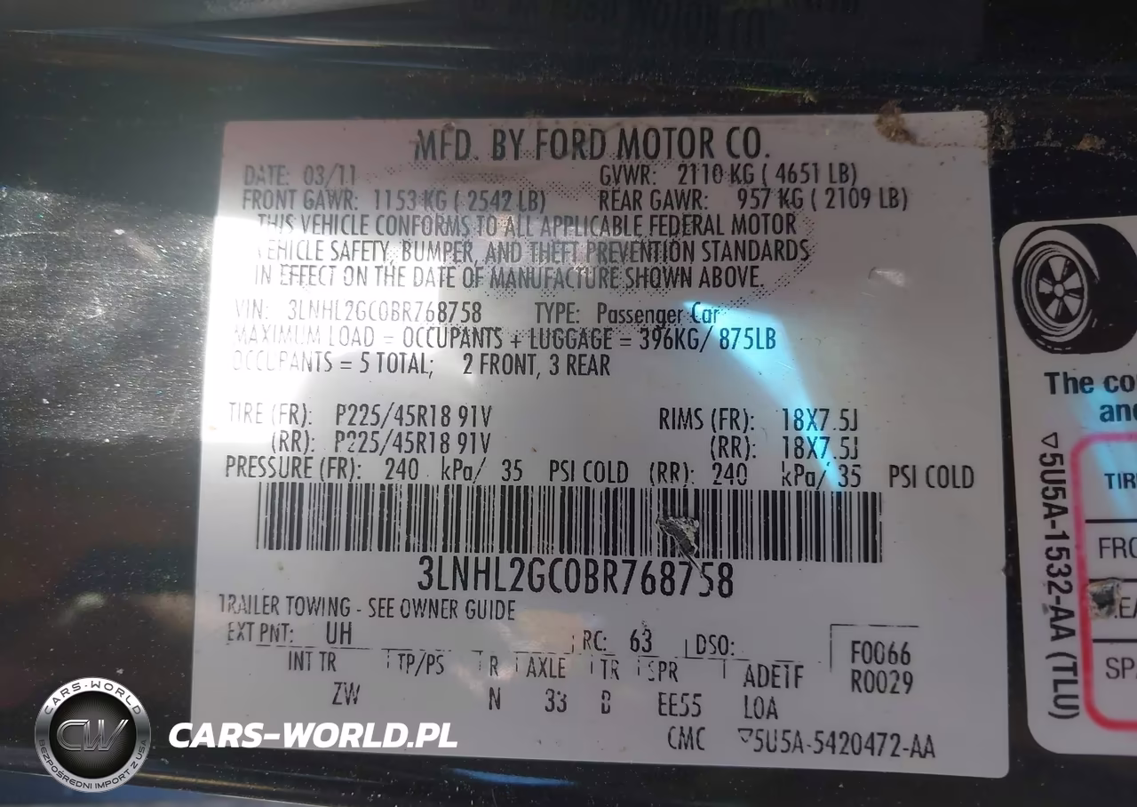 2011 Lincoln Mkz VIN:3LNHL2GC0BR768758 - 9