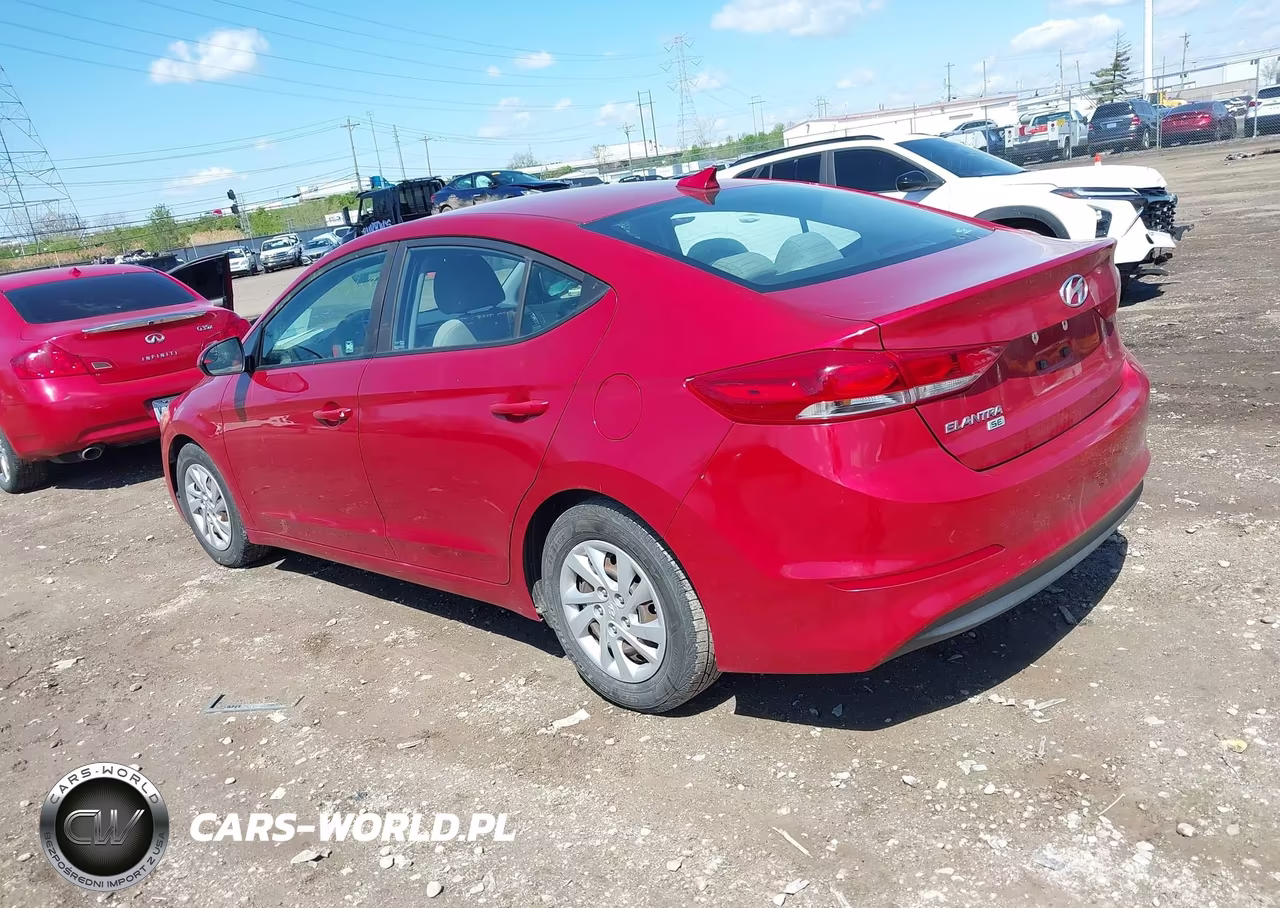 2017 Hyundai Elantra Se VIN:5NPD74LF0HH162469 - 3