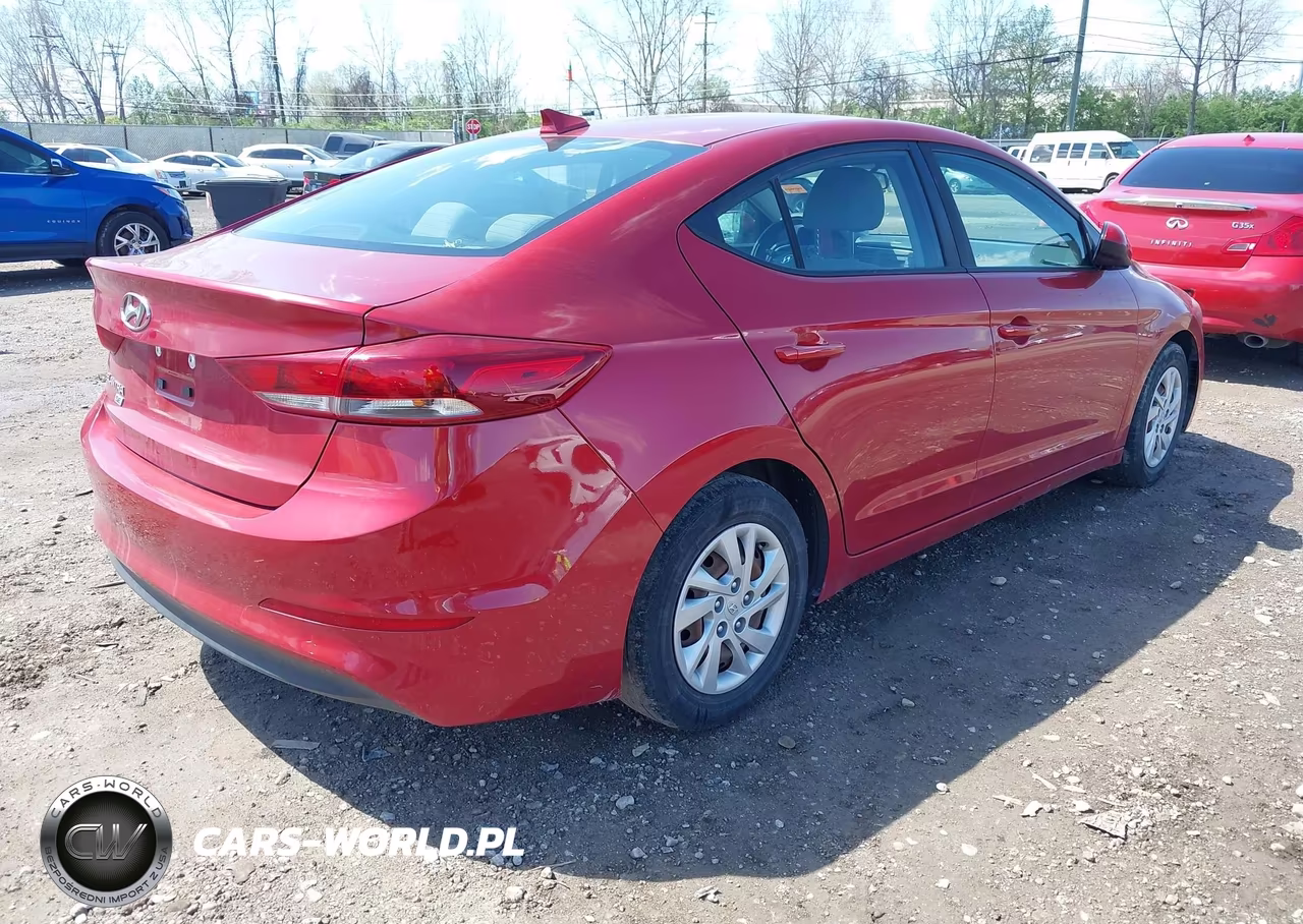 2017 Hyundai Elantra Se VIN:5NPD74LF0HH162469 - 4
