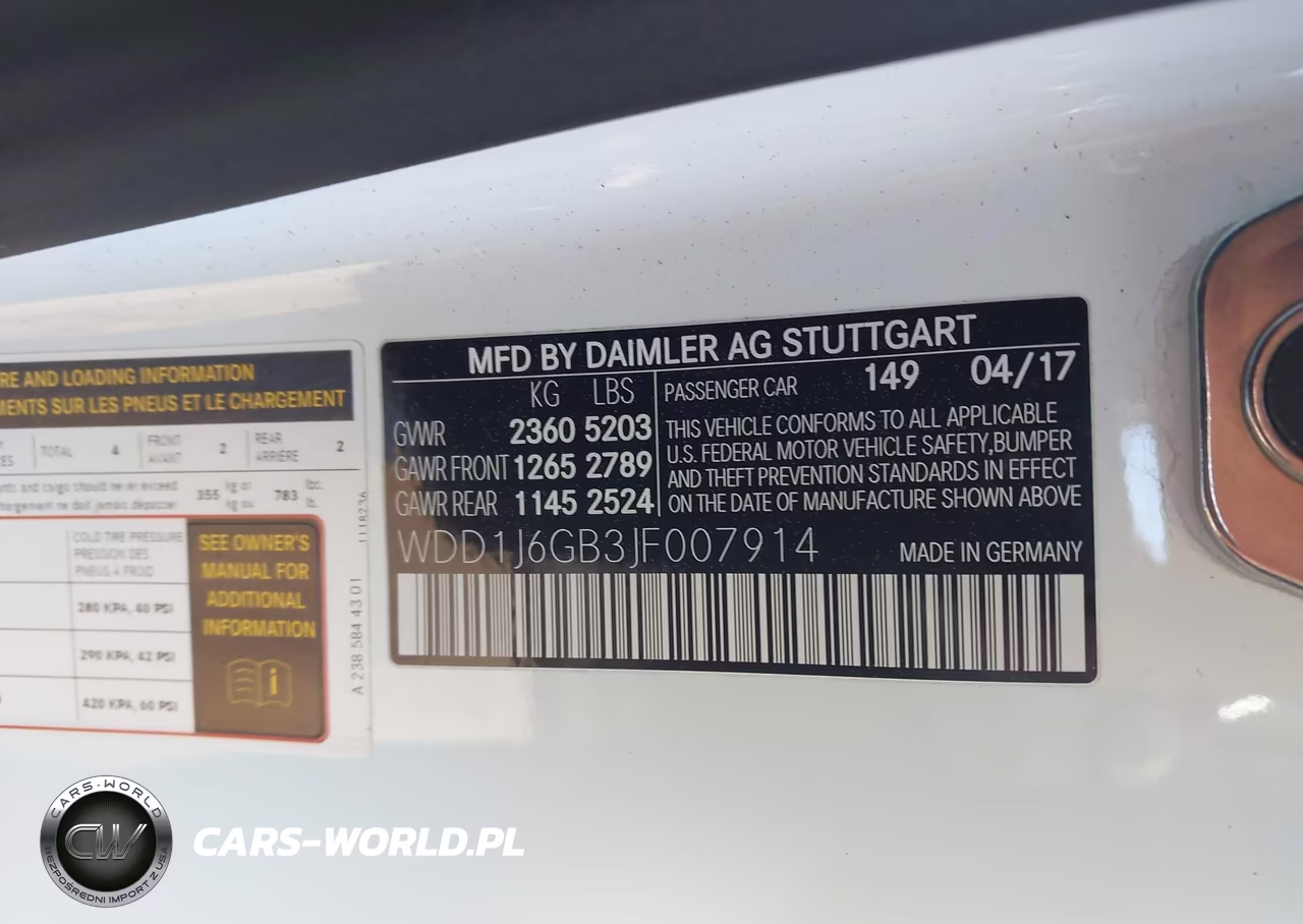 2018 Mercedes-Benz E 400 4Matic VIN:WDD1J6GB3JF007914 - 9