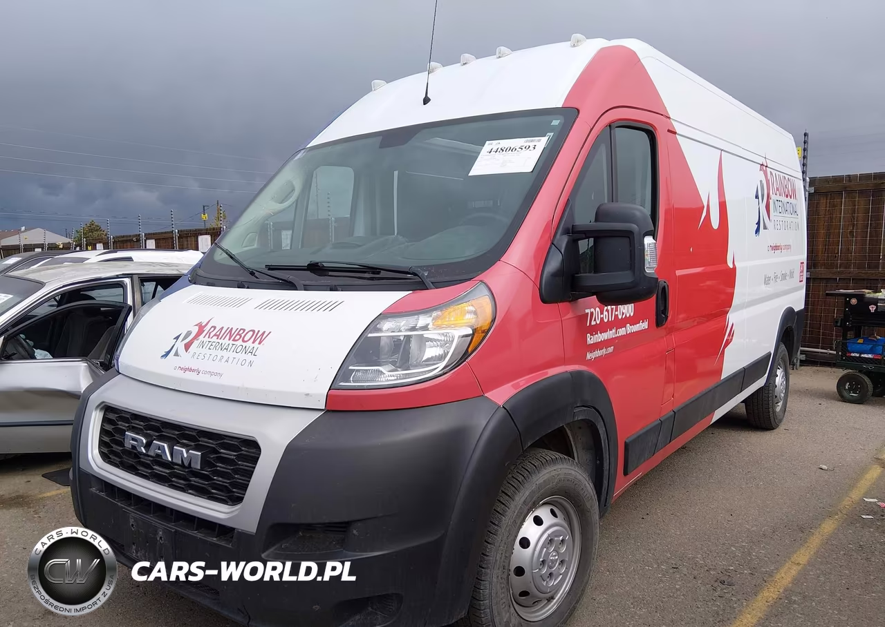 2021 Ram Promaster 2500 High Roof 159 Wb VIN:3C6LRVDG1ME589989 - 2