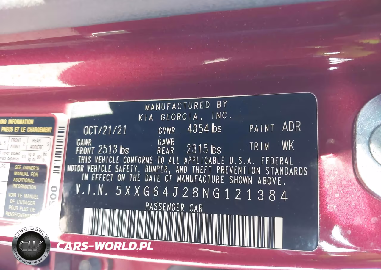 2022 Kia K5 Gt-Line VIN:5XXG64J28NG121384 - 9