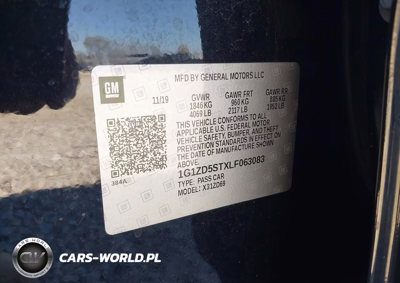 2020 Chevrolet Malibu Fwd Lt VIN:1G1ZD5STXLF063083 - 9