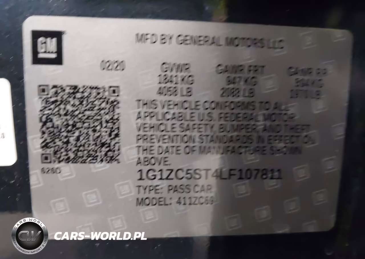 2020 Chevrolet Malibu Fwd 1Fl VIN:1G1ZC5ST4LF107811 - 9