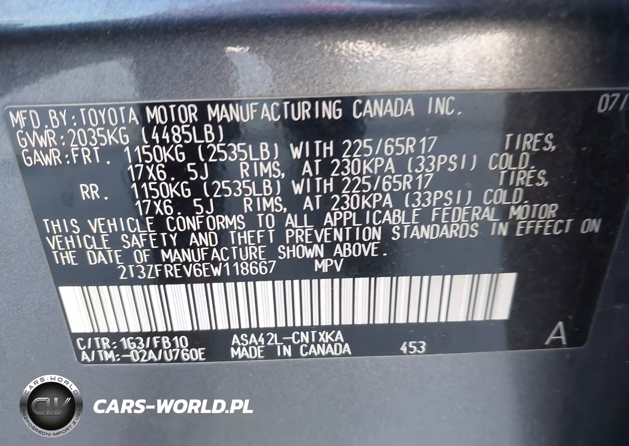 2014 Toyota Rav4 Le VIN:2T3ZFREV6EW118667 - 9