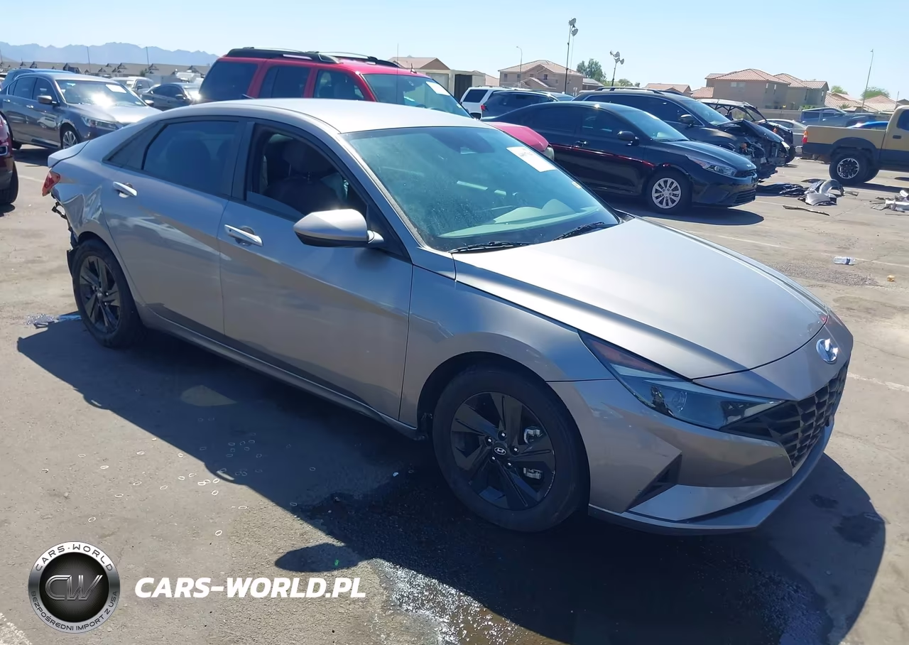 2023 Hyundai Elantra Hybrid Blue