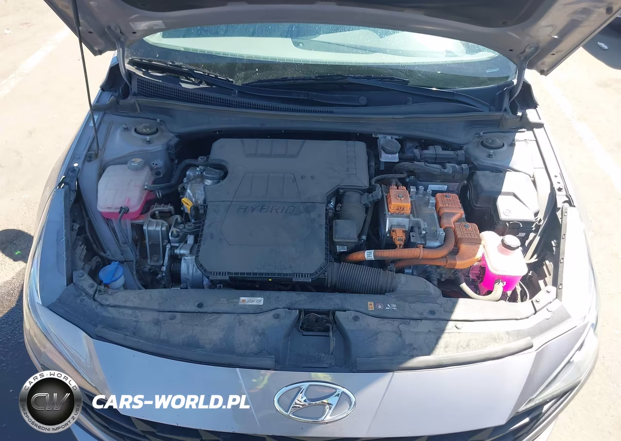 2023 Hyundai Elantra Hybrid Blue VIN:KMHLM4AJ4PU070065 - 10