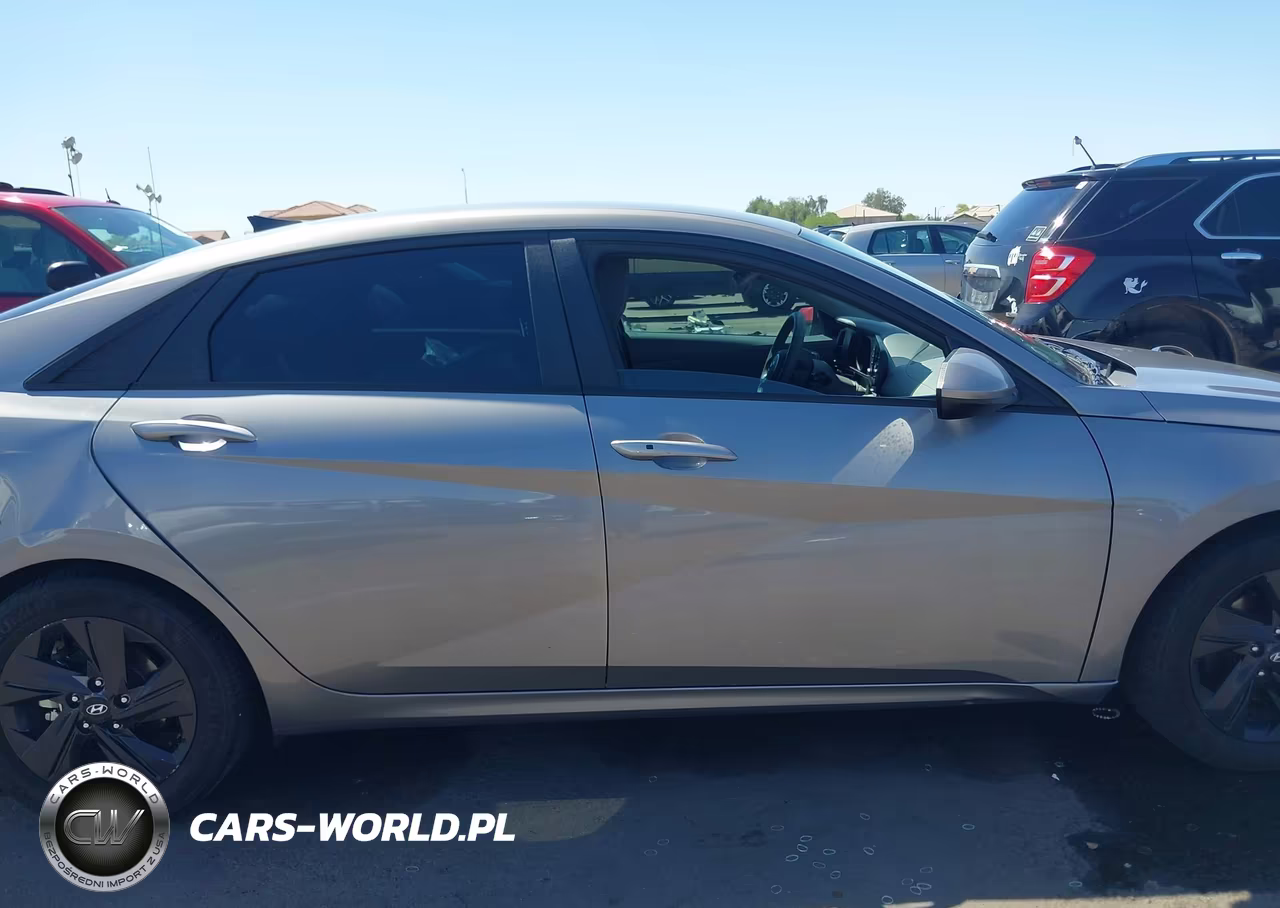 2023 Hyundai Elantra Hybrid Blue VIN:KMHLM4AJ4PU070065 - 14