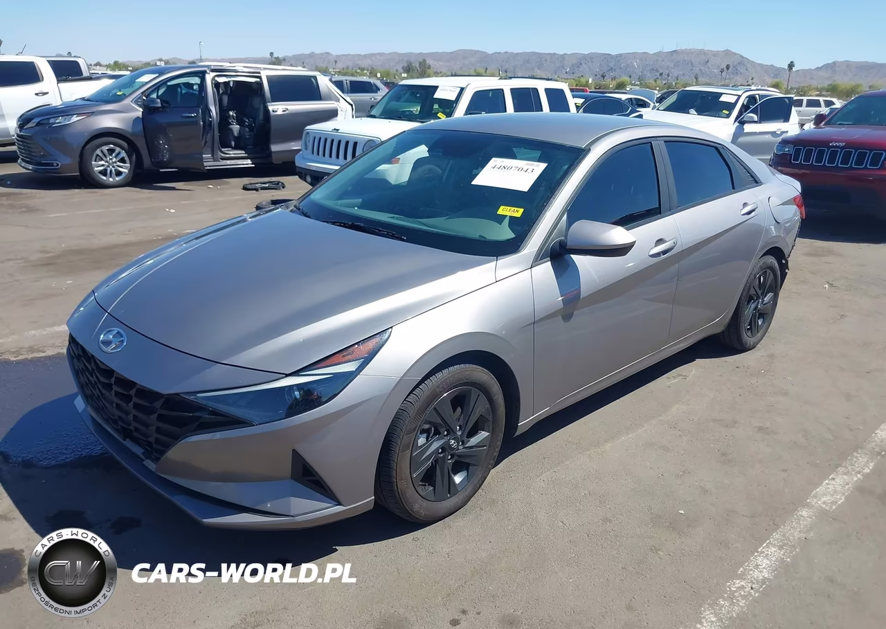 2023 Hyundai Elantra Hybrid Blue VIN:KMHLM4AJ4PU070065 - 2
