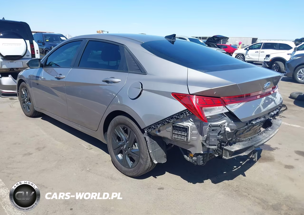 2023 Hyundai Elantra Hybrid Blue VIN:KMHLM4AJ4PU070065 - 3