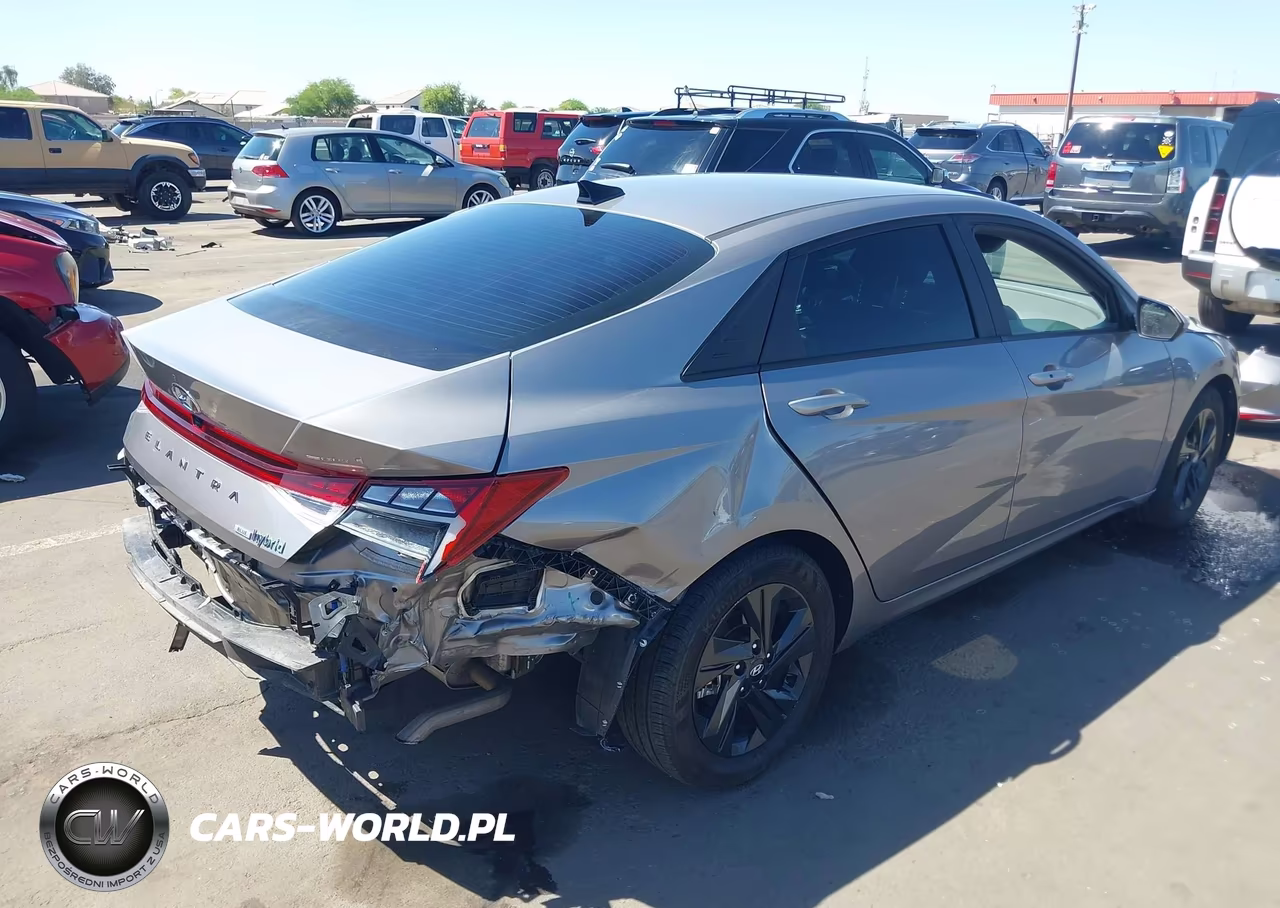 2023 Hyundai Elantra Hybrid Blue VIN:KMHLM4AJ4PU070065 - 6