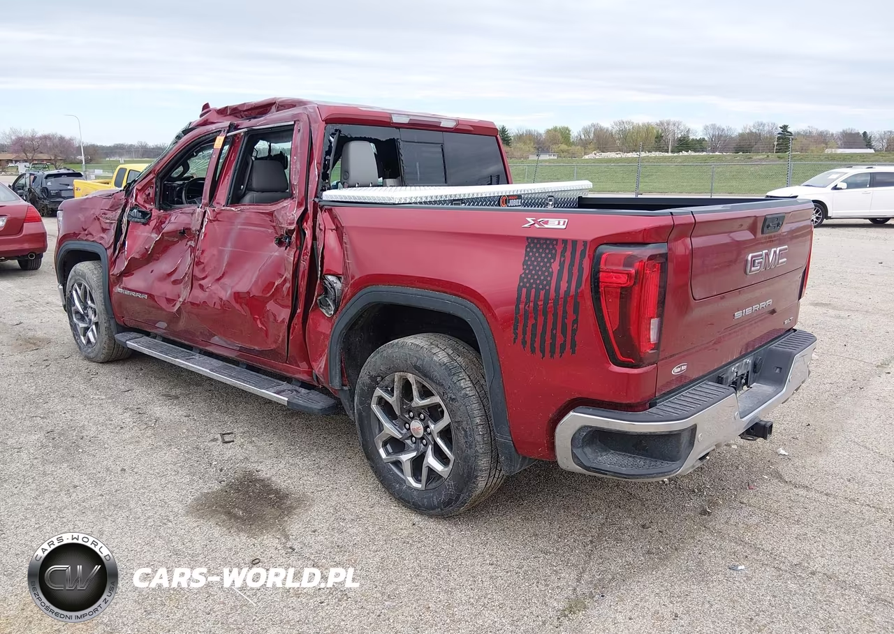 2022 GMC Sierra 1500 4Wd Short Box Slt VIN:1GTUUDET2NZ504083 - 3