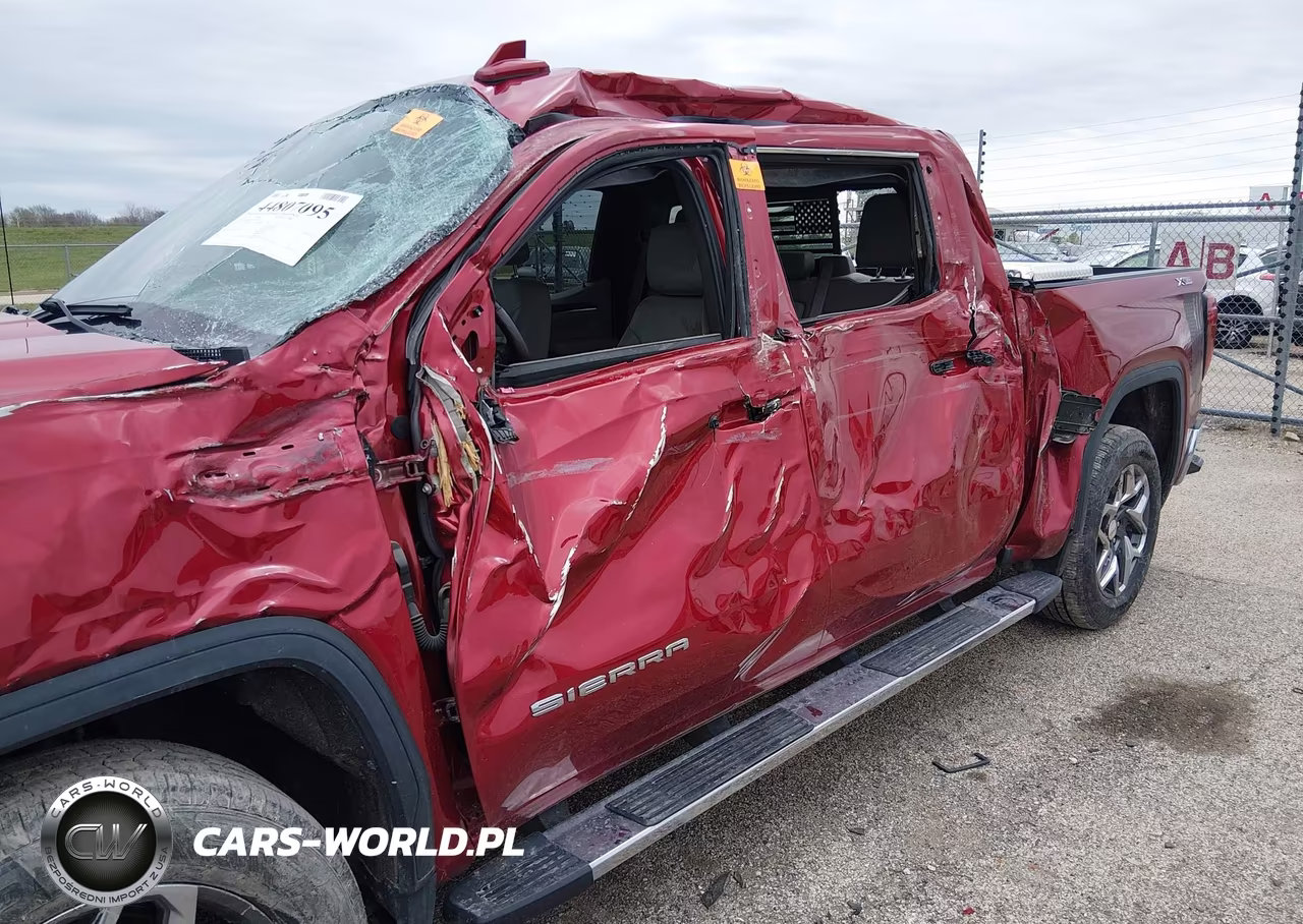 2022 GMC Sierra 1500 4Wd Short Box Slt VIN:1GTUUDET2NZ504083 - 6