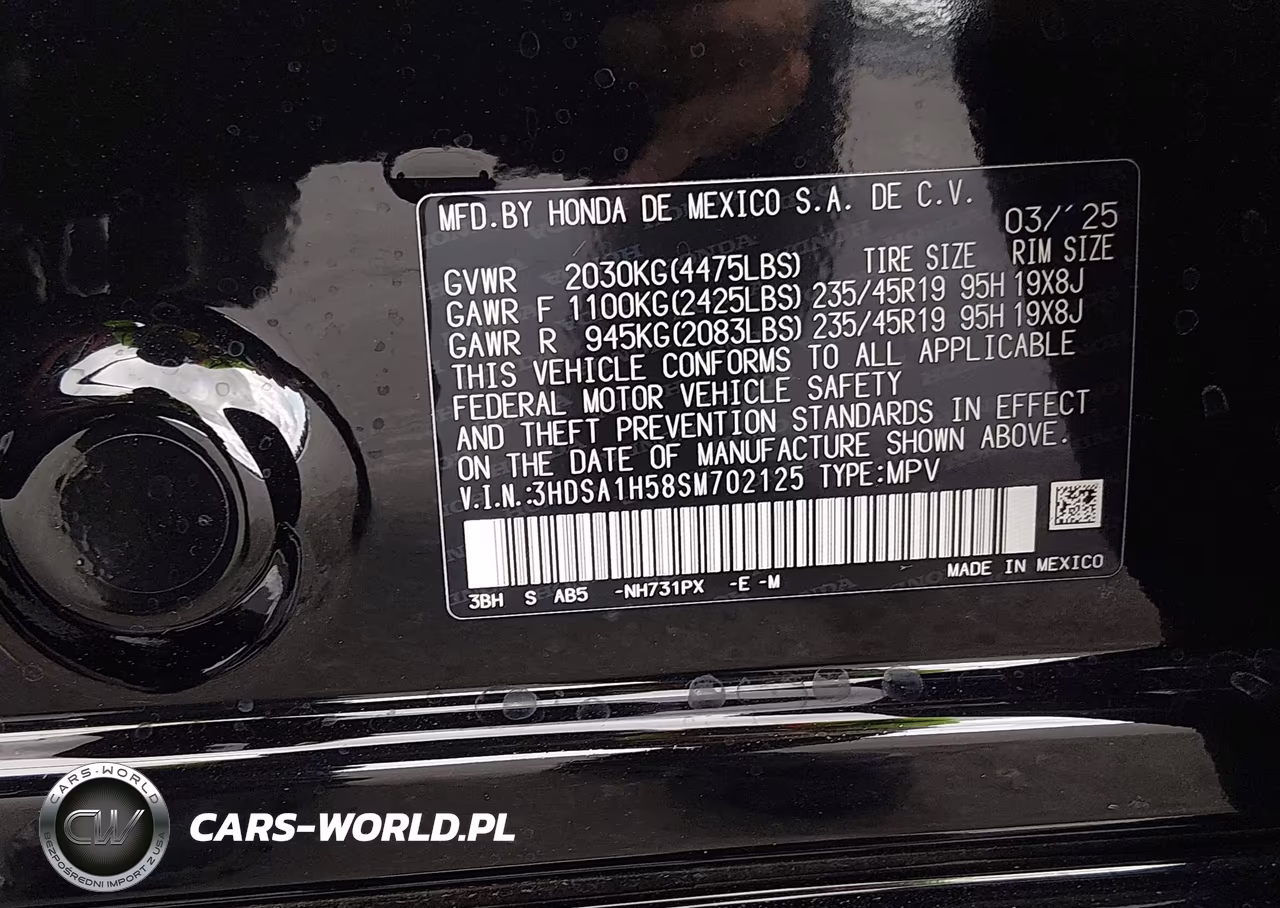 2025 Acura Adx A-Spec VIN:3HDSA1H58SM702125 - 9
