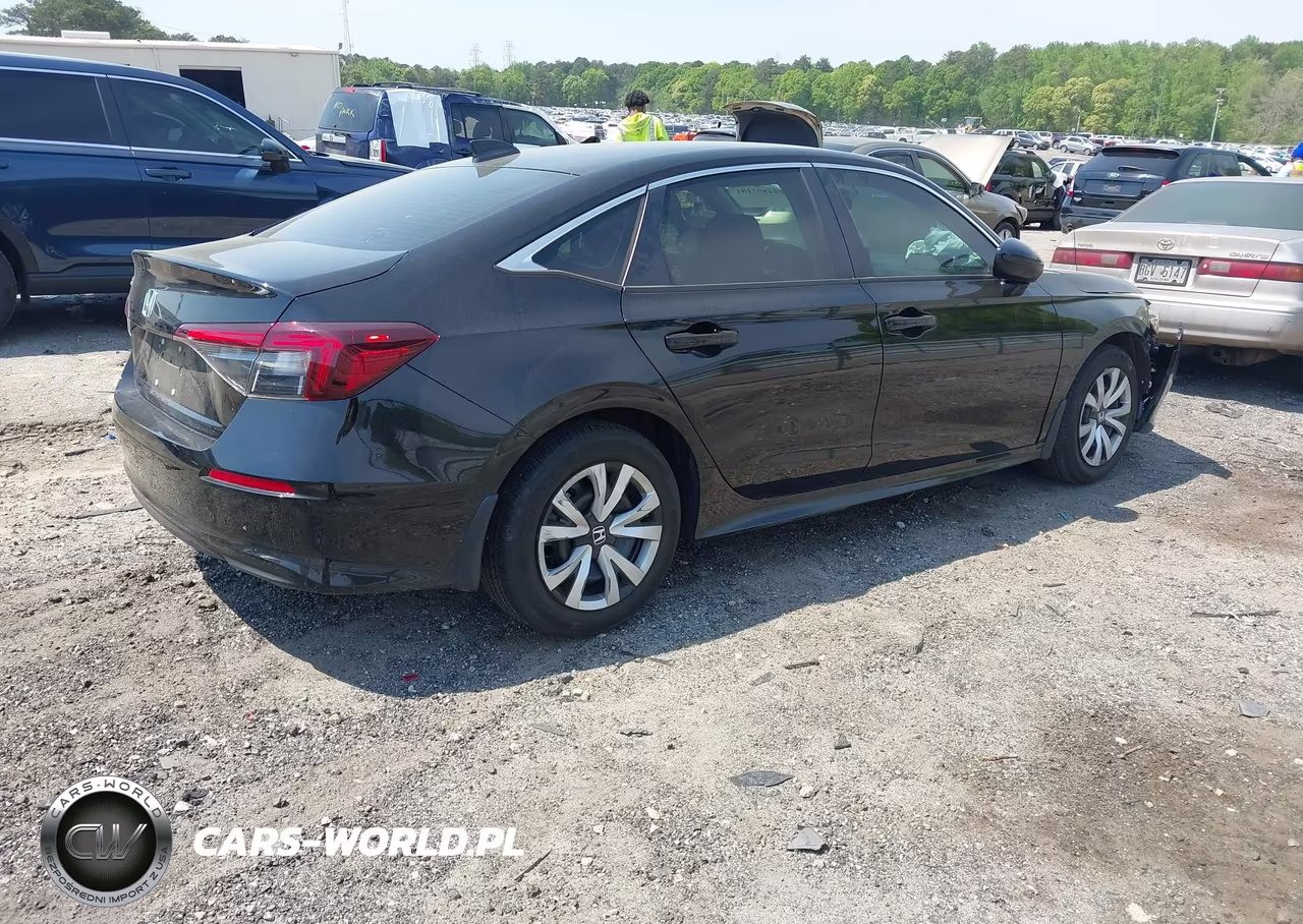 2025 Honda Civic Lx VIN:2HGFE2F21SH548461 - 4