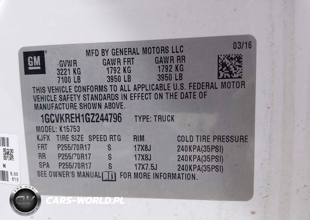 2016 Chevrolet Silverado 1500 1Lt VIN:1GCVKREH1GZ244796 - 9