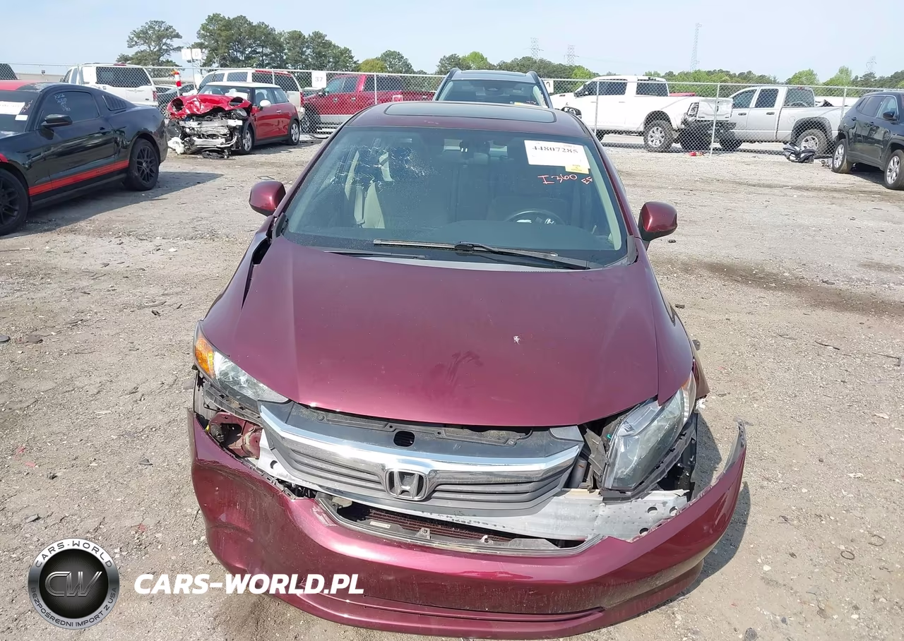 2012 Honda Civic Ex VIN:2HGFB2F89CH592559 - 13
