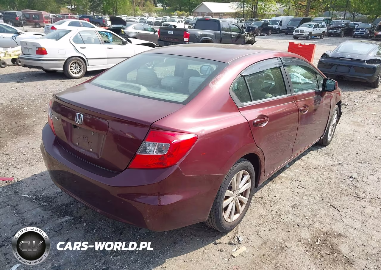 2012 Honda Civic Ex VIN:2HGFB2F89CH592559 - 4