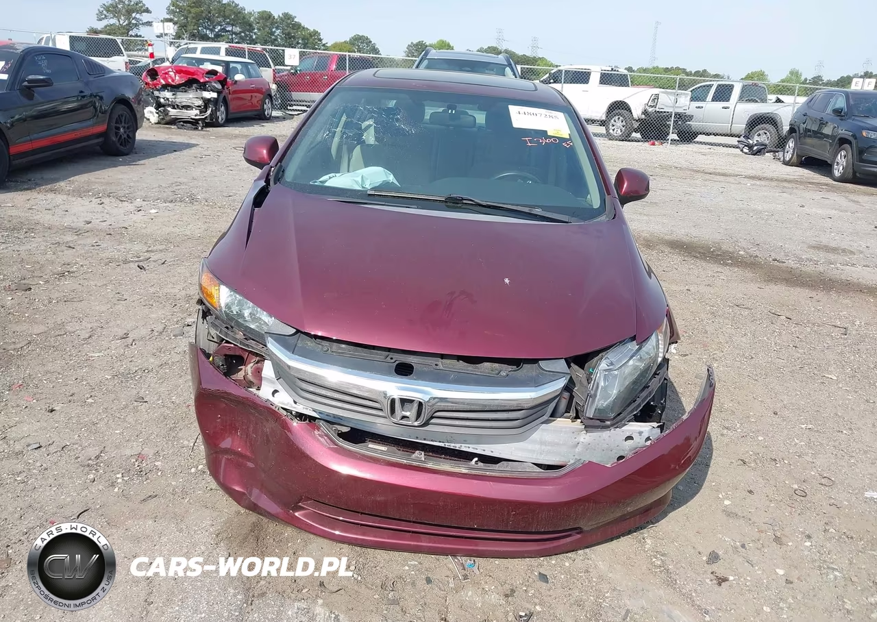 2012 Honda Civic Ex VIN:2HGFB2F89CH592559 - 6