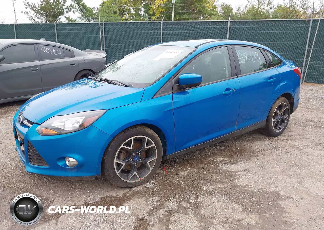 2012 Ford Focus Se VIN:1FAHP3F29CL183268 - 2