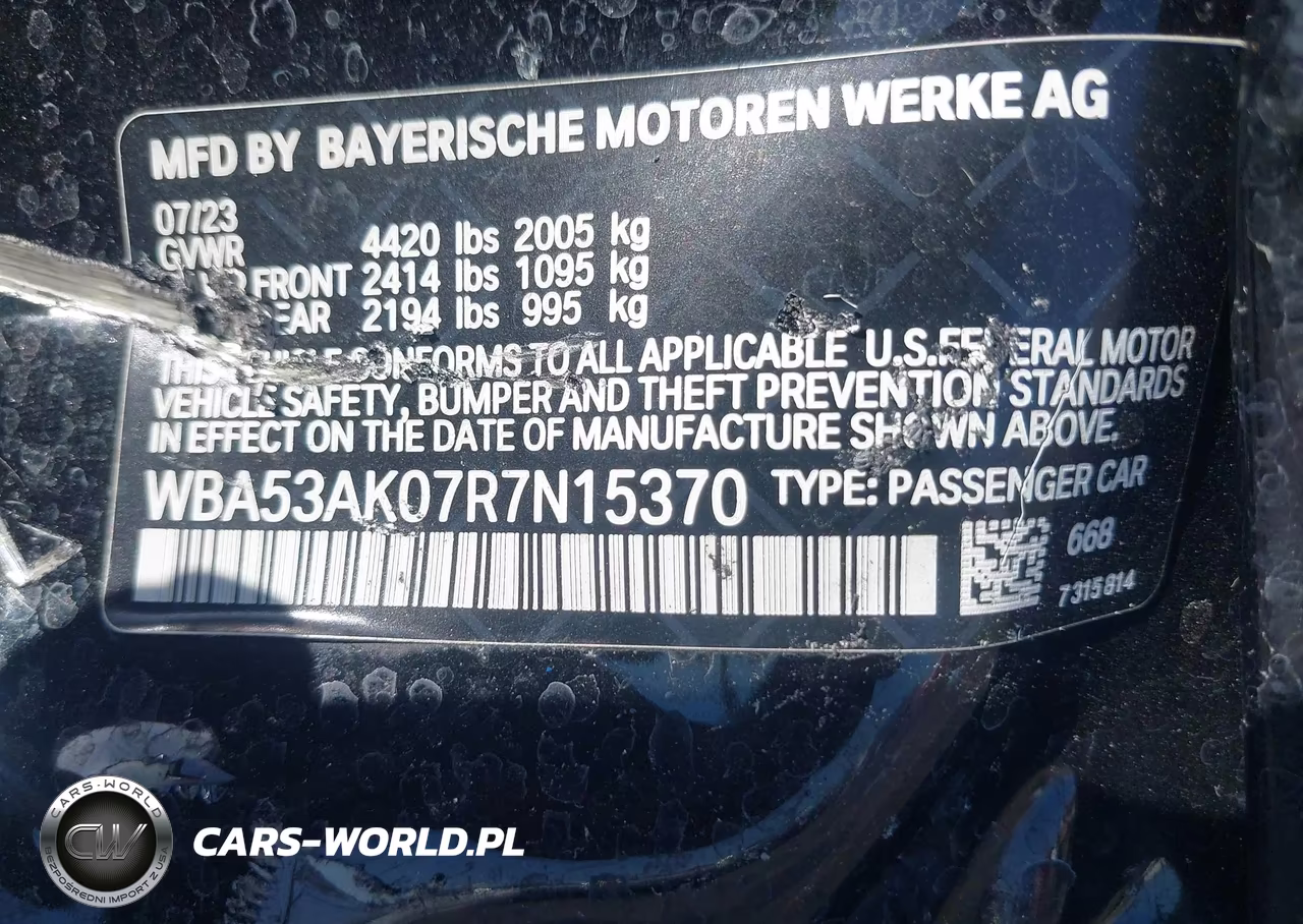 2024 BMW 228I Gran Coupe Sdrive VIN:WBA53AK07R7N15370 - 9