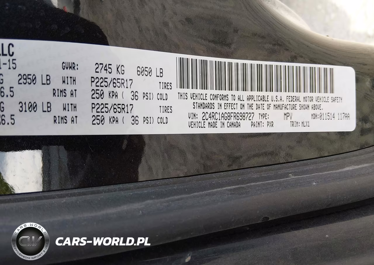 2015 Chrysler Town & Country Lx VIN:2C4RC1AG8FR698727 - 9