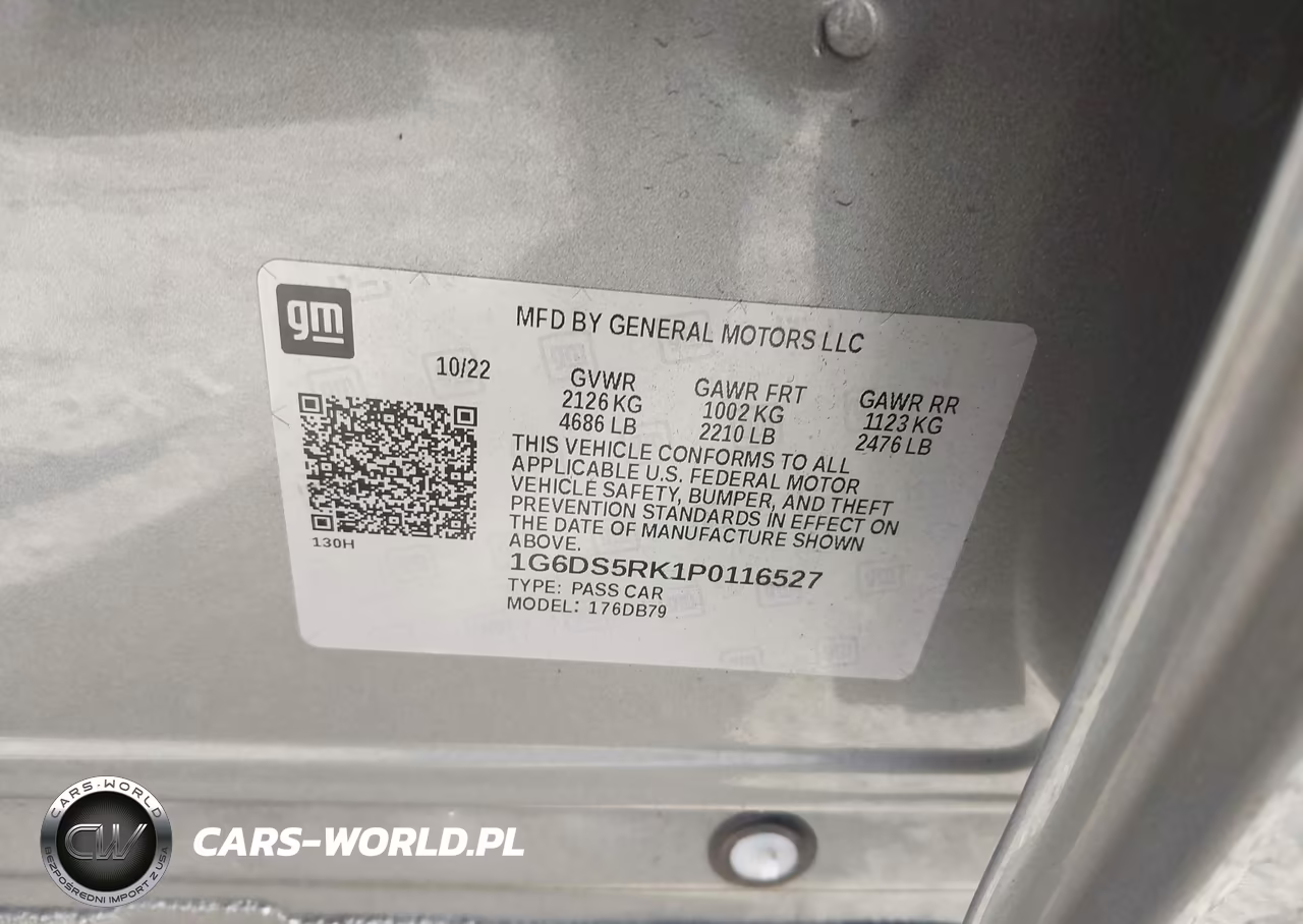 2023 Cadillac Ct5 Luxury VIN:1G6DS5RK1P0116527 - 9